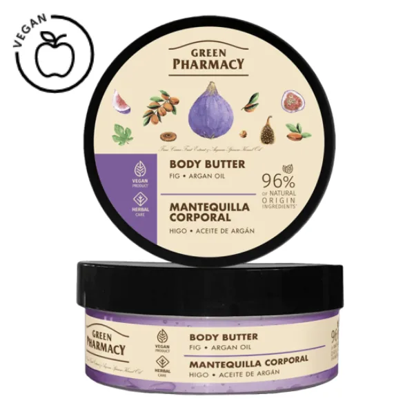 Unt de corp Smochine si Ulei de Argan, Green Pharmacy | 200 ml GREEN PHARMACY INFINITY — preț și oferte