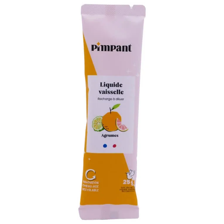 PIMPANT REZERVĂ DE LICHID DE SPĂLAT VASE CU AROMĂ DE CITRICE 25G — preț și oferte