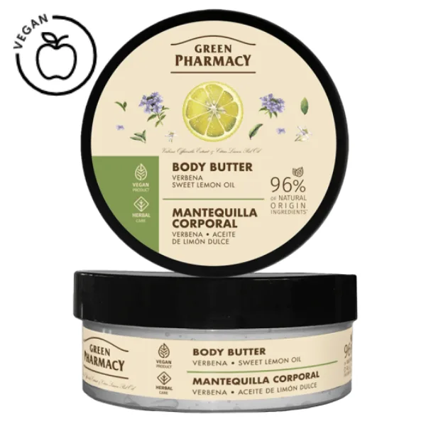 Unt de corp Verbena si Ulei de Lamaie, Green Pharmacy | 200 ml GREEN PHARMACY INFINITY — preț și oferte