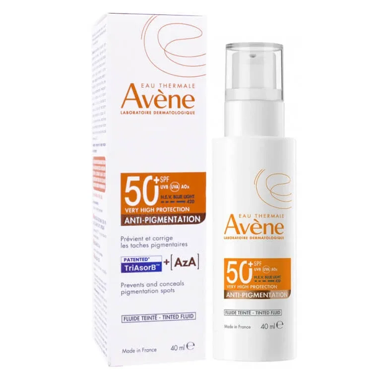 AVENE FLUID DE TEN CU CULOARE ANTIPIGMENTARE SPF50+ 40 ml — preț și oferte