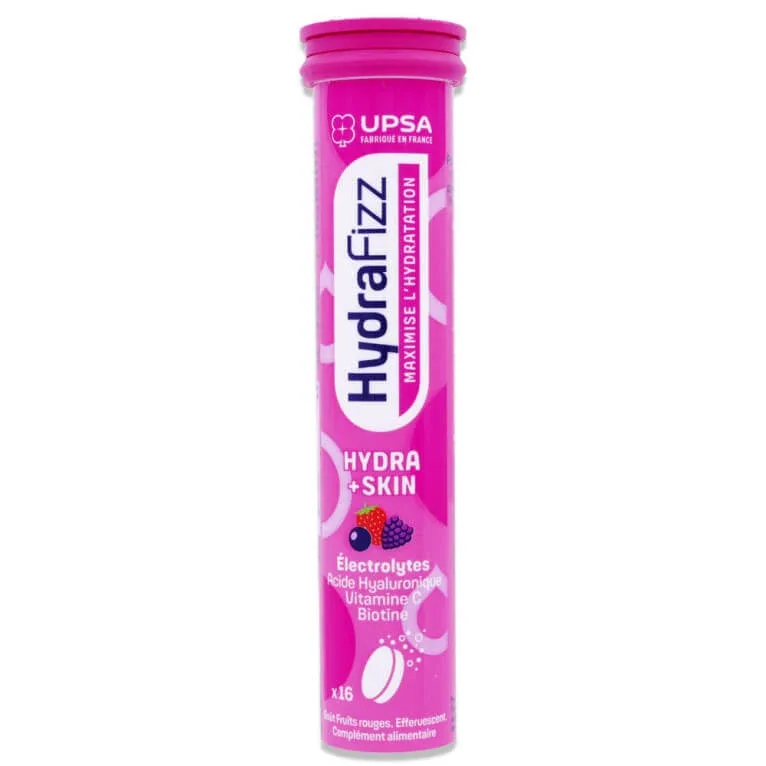 UPSA HYDRAFIZZ HYDRA + SKIN FRUCTE ROȘII 16 COMPRIMATE EFERVESCENTE — preț și oferte