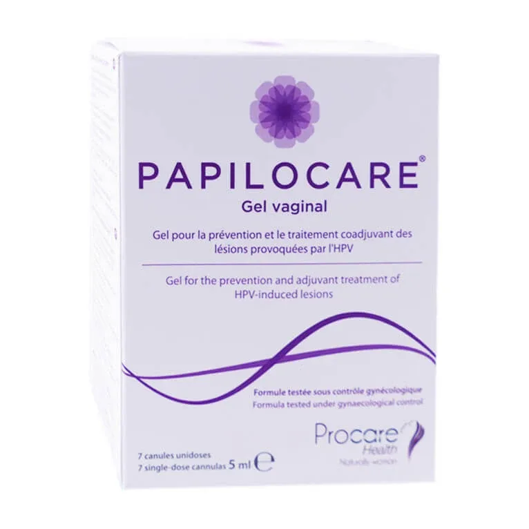 PROCARE PAPILOCARE GEL VAGINAL 7 CANULE MONODOZĂ 7X5ML — preț și oferte