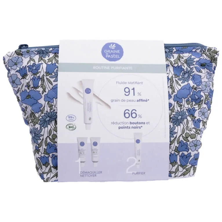 GRAINE DE PASTEL – Rutina de purificare: 3 produse de îngrijire + trusă — preț și oferte