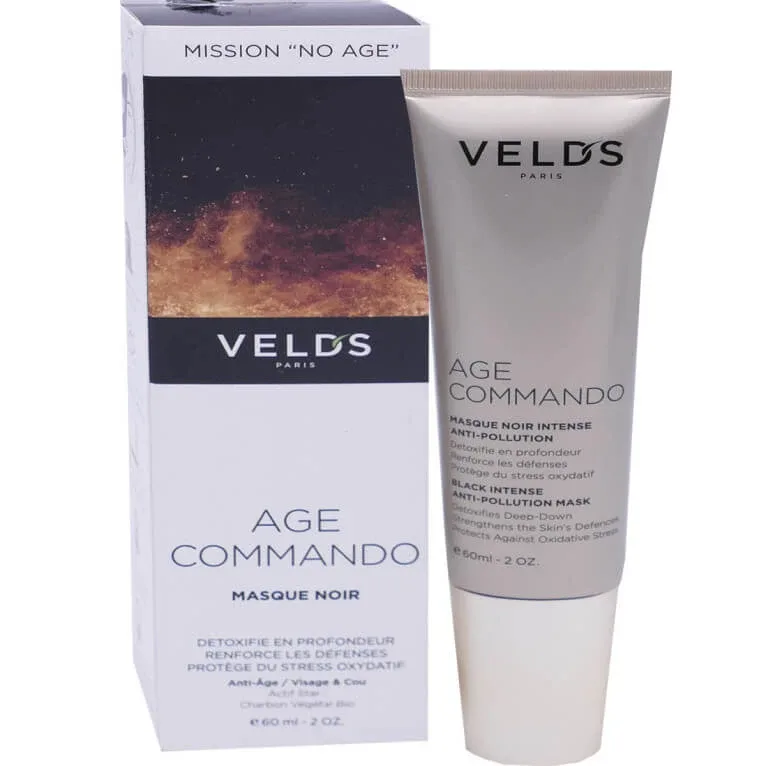 VELDS AGE COMMANDO CREMĂ DE NOAPTE ANTI-ÎMBĂTRÂNIRE CU MASCĂ NEAGRĂ 60 ML — preț și oferte
