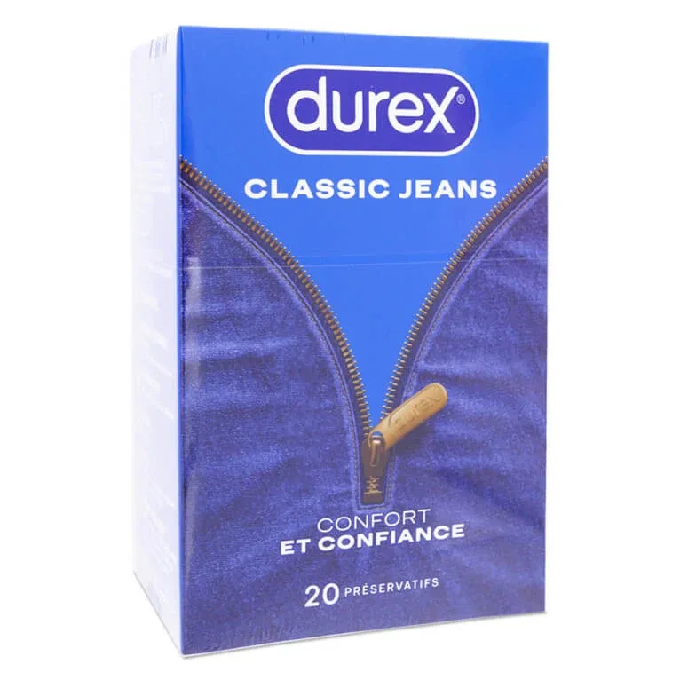 DUREX CLASSIC JEANS XL CONFORT ȘI ÎNCREDERE 20 DE PREZERVATIVE — preț și oferte