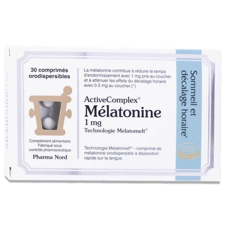PHARMA NORD ACTIVE COMPLEX MELATONINĂ 1 MG 30 COMPRIMATE — preț și oferte