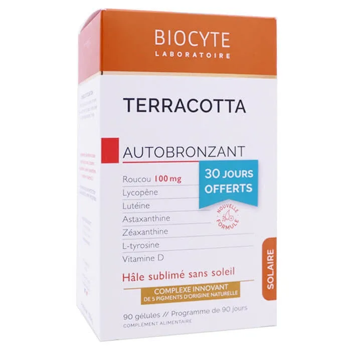 BIOCYTE TERRACOTTA AUTOBRONZANT 90 CAPSULE — preț și oferte
