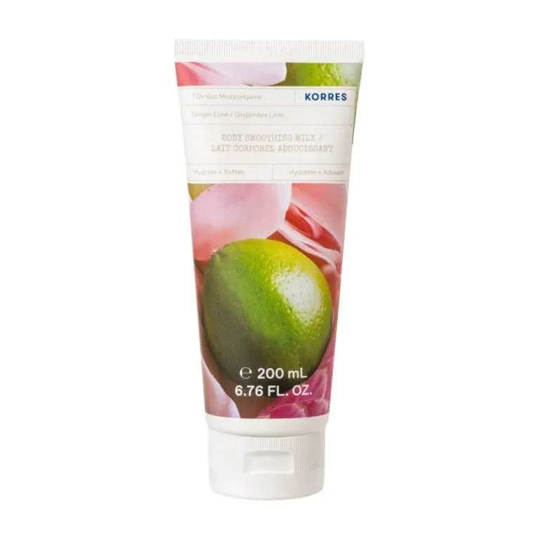 KORRES LOIUNE DE CORP EMOLLIENTĂ CU GHIMBIR ȘI LĂMÂIE VERDE 200 ML — preț și oferte