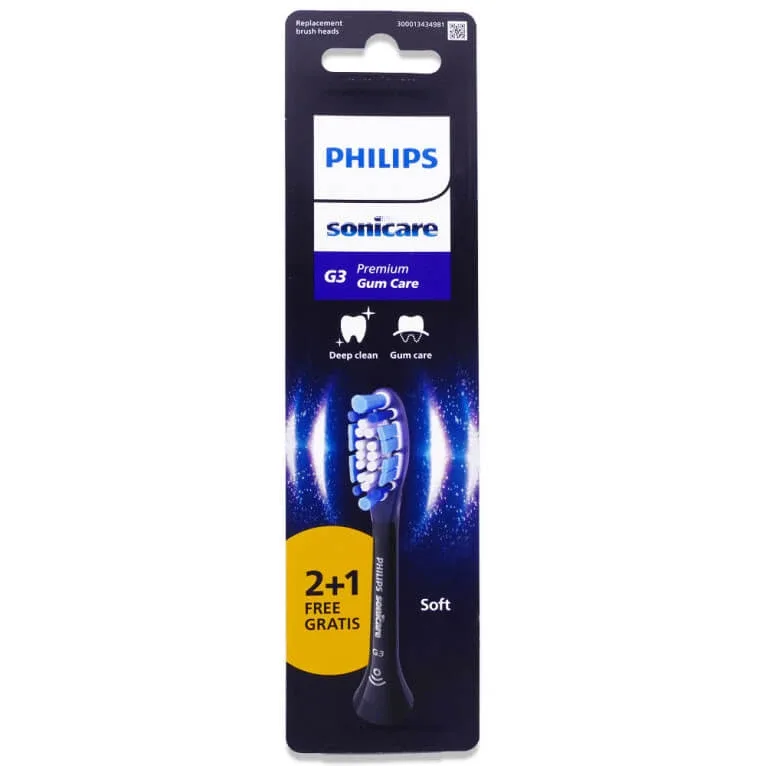 PHILIPS SONICARE G3 PREMIUM 3 capete de periuță de dinți SOFT — preț și oferte