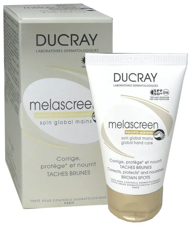 DUCRAY MELASCREEN ÎNGRIJIRE COMPLETĂ PENTRU MÂINI SPF50+ 50 ml — preț și oferte