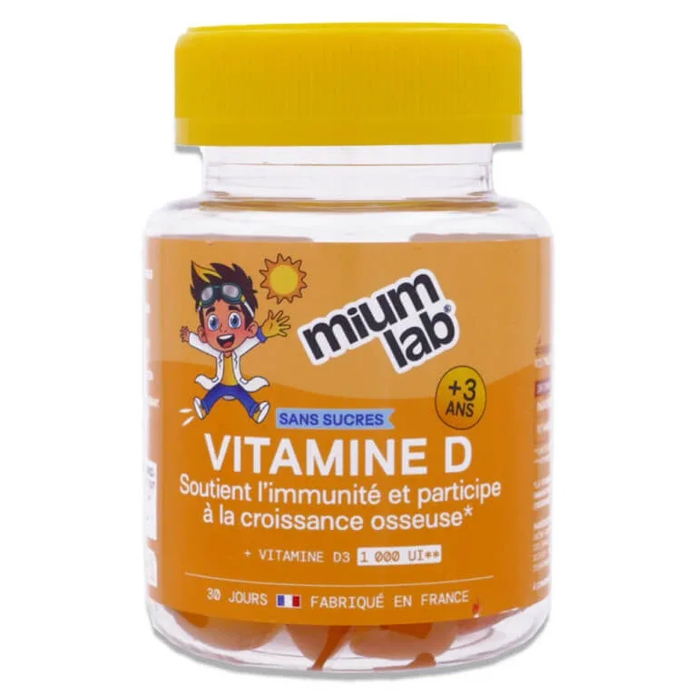 MIUM LAB +3 ANI VITAMINA D FĂRĂ ZAHĂR 30 DE GUMIȚE — preț și oferte
