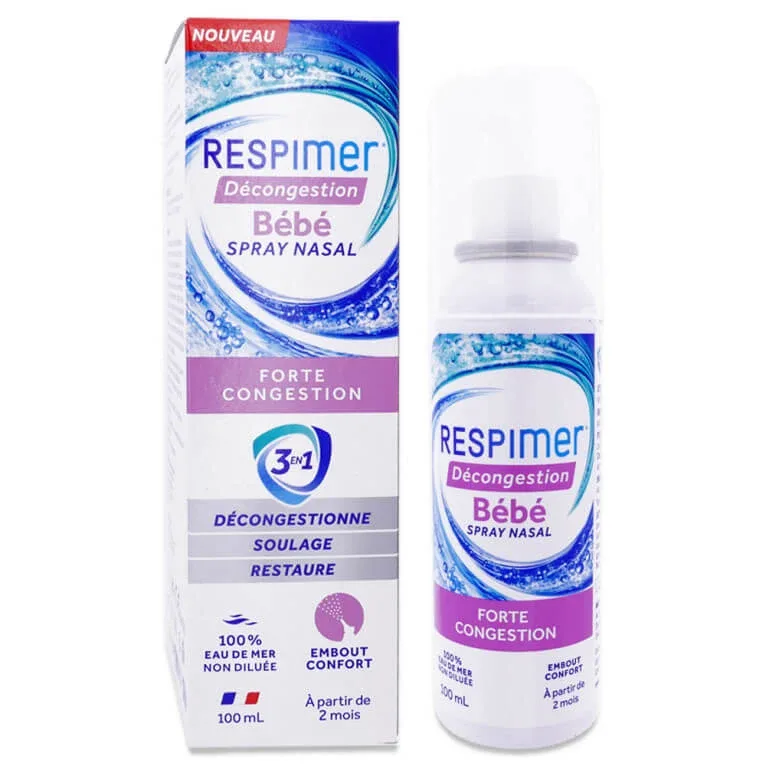 RESPIMER PENTRU BEBE – SPRAY NASAL DECONGESTIONANT 100 ML — preț și oferte