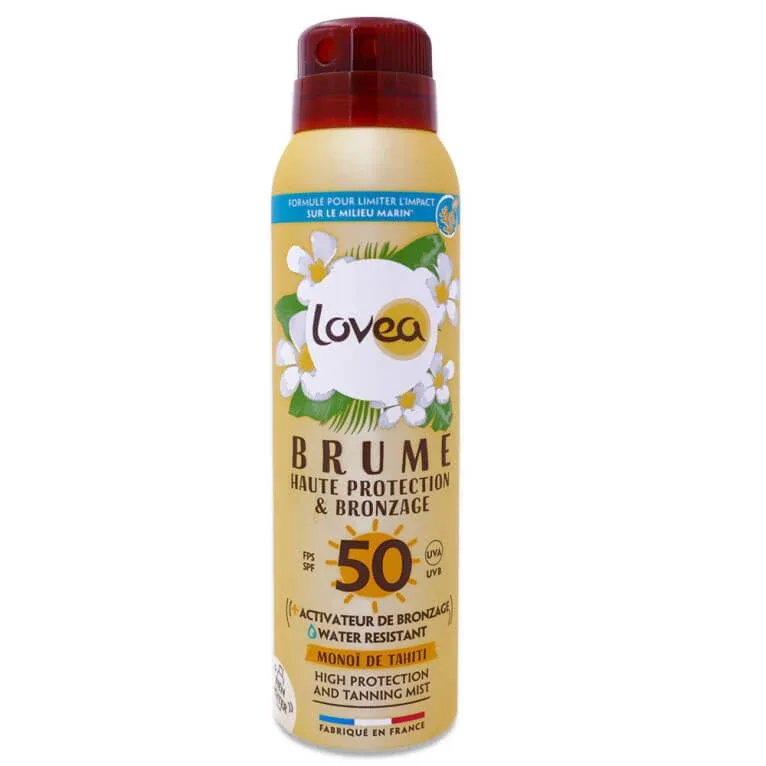 LOVEA SPRAY DE PROTECȚIE SOLARĂ CU PROTECȚIE RIDICATĂ ȘI BRONZARE SPF50 150 ML — preț și oferte