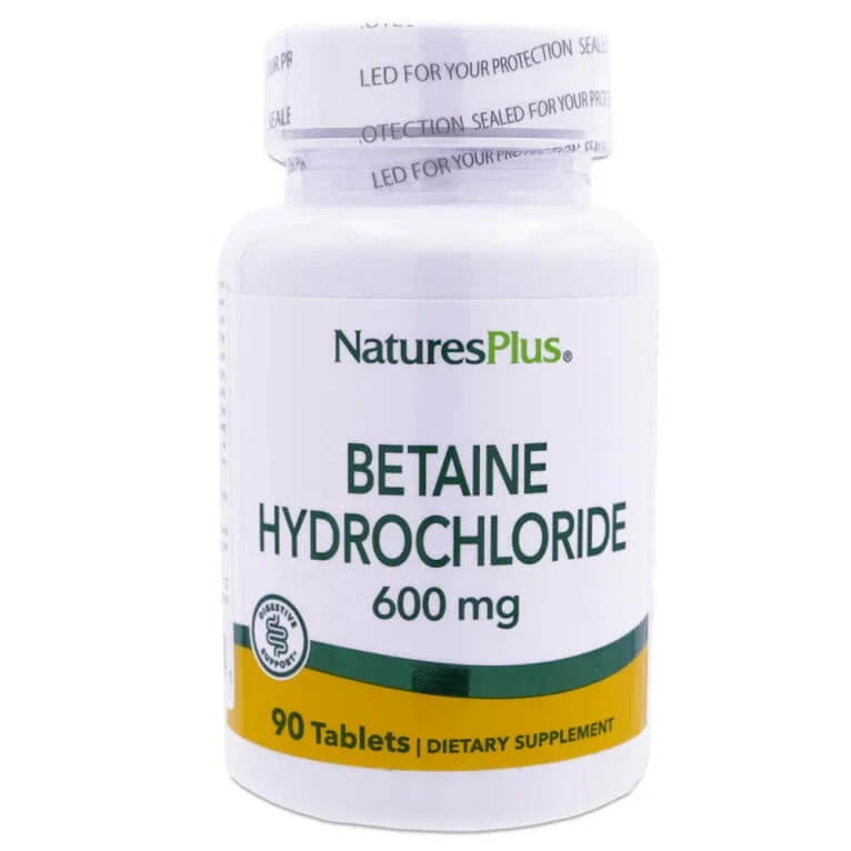 NATURESPLUS CLORHIDRAT DE BETAINĂ 600 MG 90 COMPRIMATE — preț și oferte