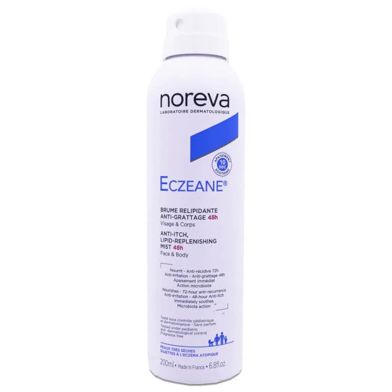 NOREVA ECZEANE SPRAY RELIPIDANT ANTI-MÂNCARIME 200 ML — preț și oferte