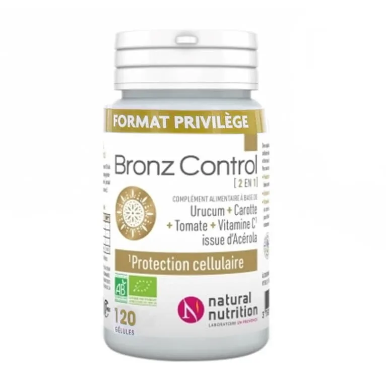 NATURAL NUTRITION BRONZ CONTROL 120 CAPSULE — preț și oferte