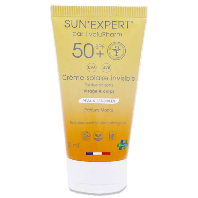 SUN+EXPERT CREMĂ DE PROTECȚIE SOLARĂ SPF50+ PENTRU FAȚĂ ȘI CORP 50 ML — preț și oferte