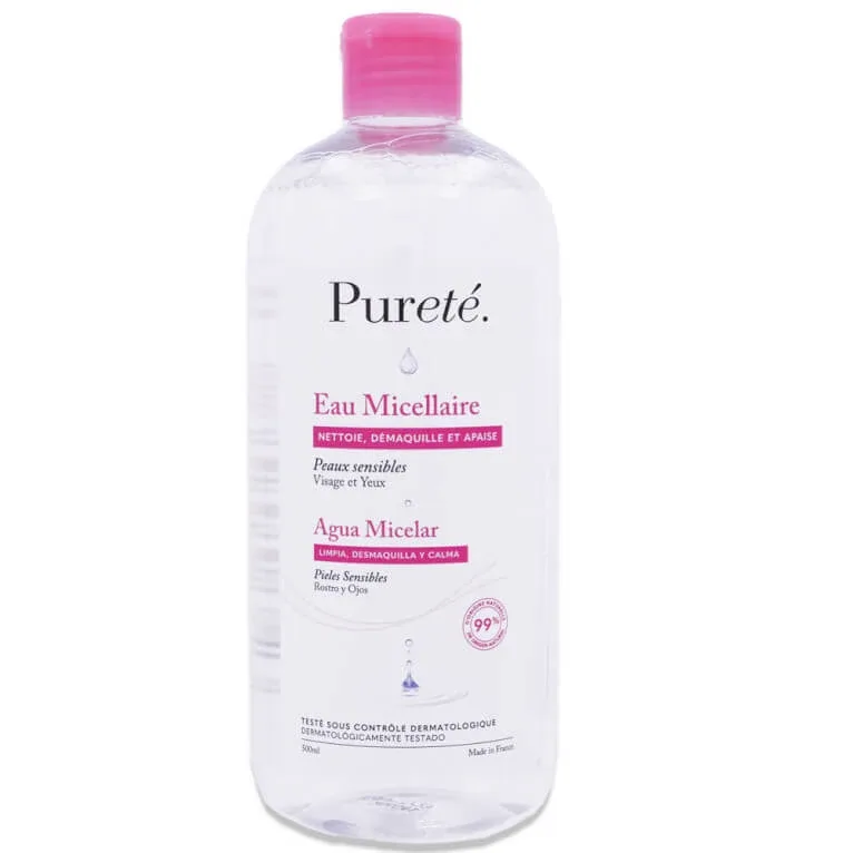 PURETE APĂ MICELARĂ PENTRU FAȚĂ ȘI OCHI 500 ML — preț și oferte