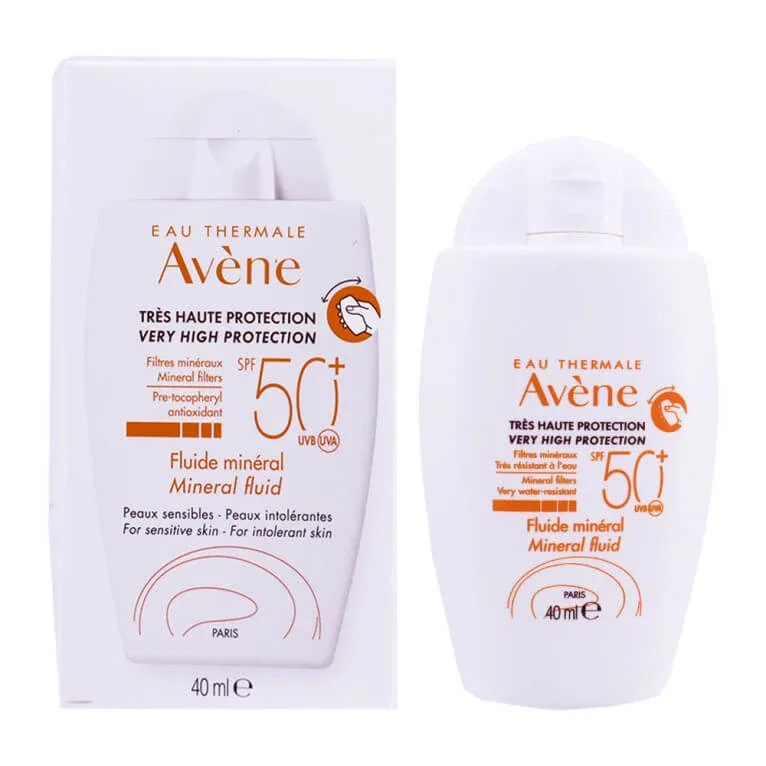 AVENE FLUIDE MINERAL SPF50+ 40 ml pentru pielea sensibilă — preț și oferte