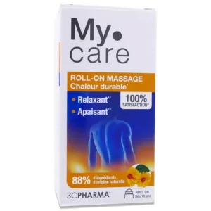 3C PHARMA MYOCALM ROLL-ON PENTRU MASAJ LA SPATE, ZONA CERVICALĂ ȘI LOMBARĂ 50 ML