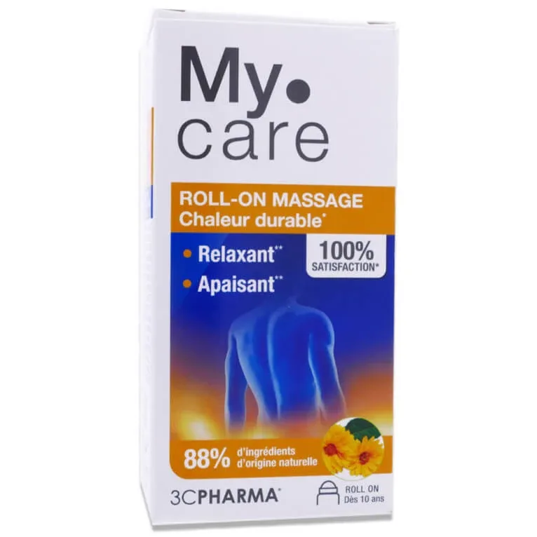 3C PHARMA MYOCALM ROLL-ON PENTRU MASAJ LA SPATE, ZONA CERVICALĂ ȘI LOMBARĂ 50 ML — preț și oferte