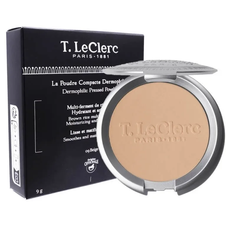 T.LECLERC Pudra compactă Dermophile 09 Bej 9 g — preț și oferte