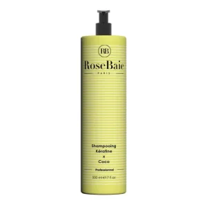 ȘAMPON CU TRANDAFIR ȘI FRUCTE DE PĂDURE, KERATINĂ ȘI NUCĂ DE COCOS 500 ML
