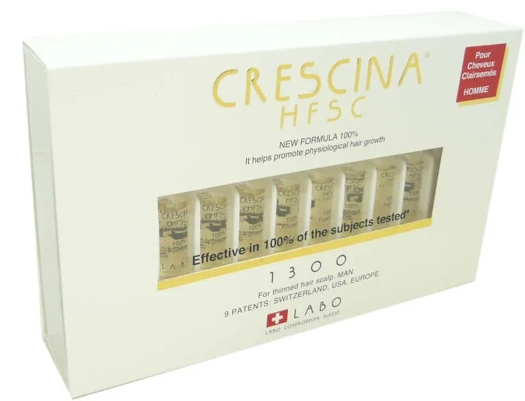 CRESCINA HFSC 1300 PENTRU BĂRBAȚI, 20 DE FIOLELE — preț și oferte