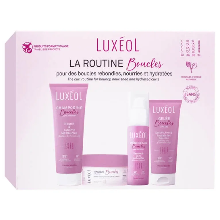 LUXEOL – Rutina pentru părul creț – Set cu 4 produse de îngrijire — preț și oferte
