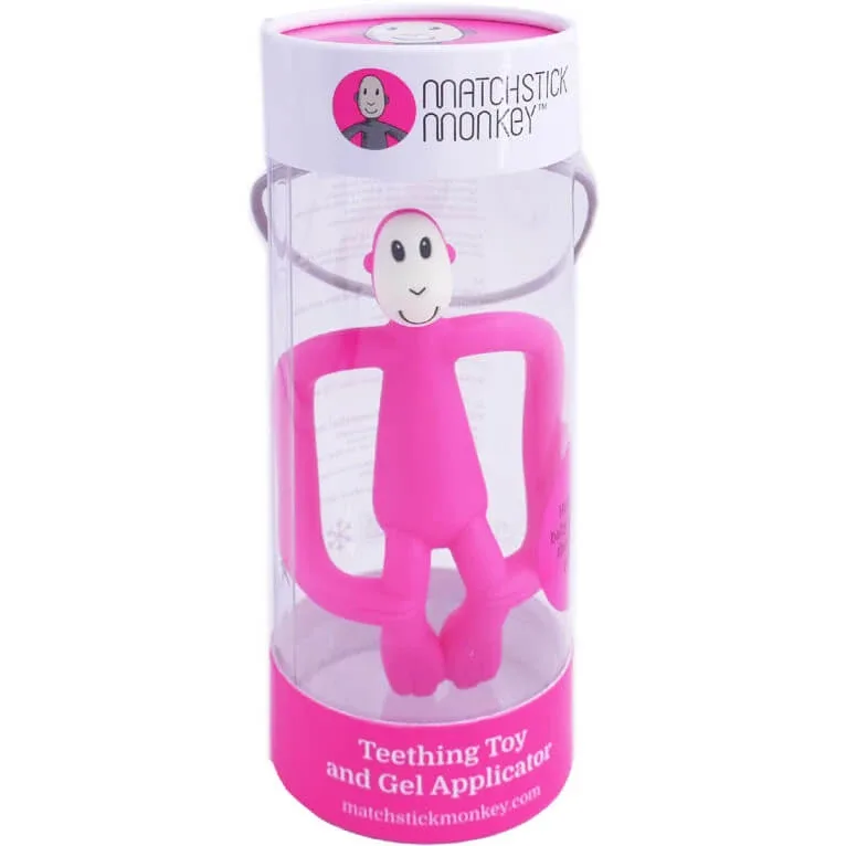 MATCHSTICK MONKEY INEL DE DENTITIE MAIMUȚĂ ROZ — preț și oferte
