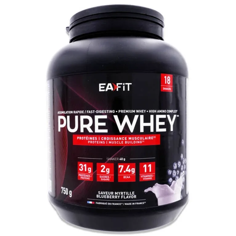 EAFIT PURE WHEY, AROMĂ DE AFINE, 750 g — preț și oferte