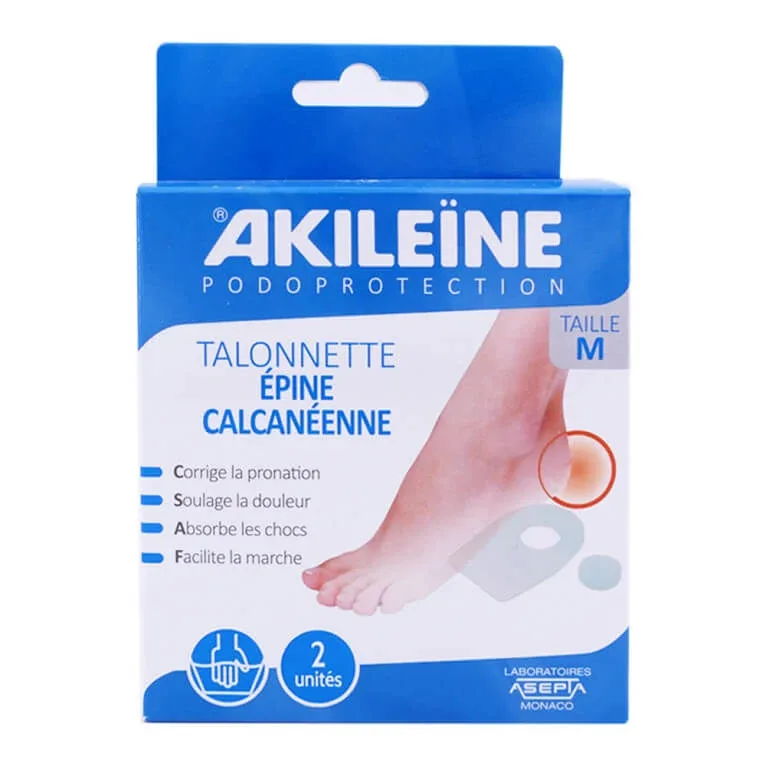 AKILEINE TALONNETTE EPINE CALCANEENNE 2 BUCĂȚI MĂRIME M — preț și oferte