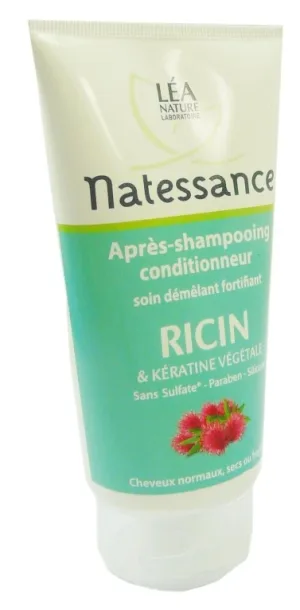 NATESSANCE Balsam de păr cu ulei de ricin 150 ml
