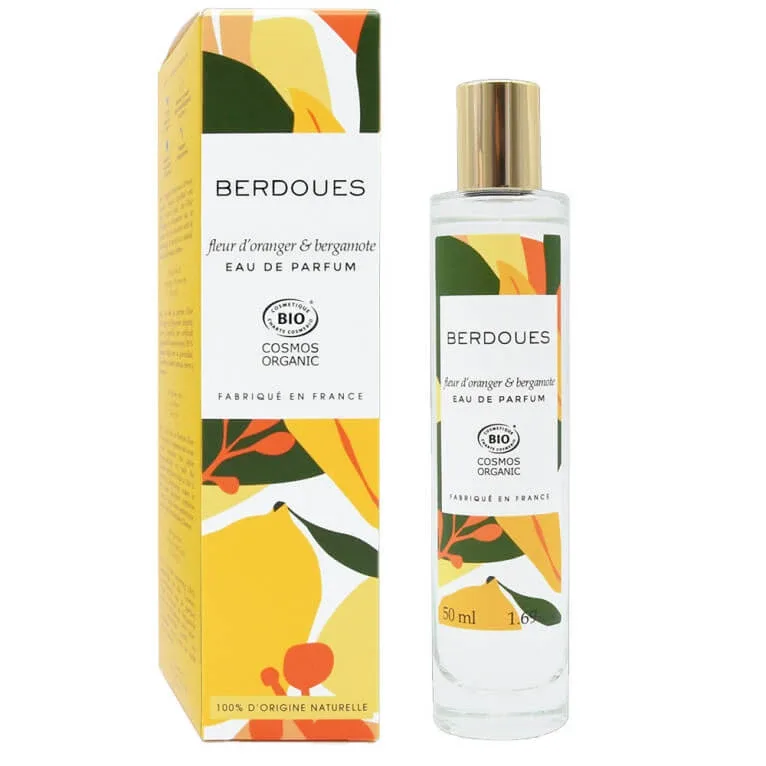 BERDOUES APĂ DE PARFUM BIO CU FLORI DE PORTOCAL ȘI BERGAMOTĂ 50 ML — preț și oferte
