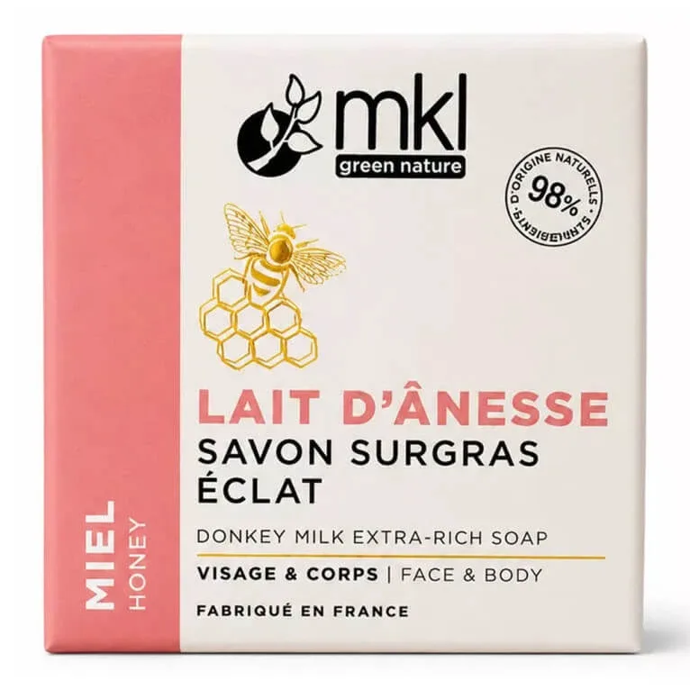 MKL LAPTE DE MĂGARĂ SĂPUN HIDRATANT CU MIERE 100G — preț și oferte