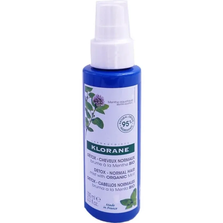 KLORANE SPRAY DETOX CU MENTĂ ECOLOGICĂ 100 ML — preț și oferte