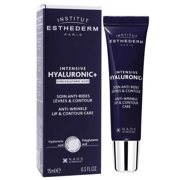 ESTHEDERM INTENSIVE HYALURONIC+ TRATAMENT ANTI-RIDURI PENTRU BUZE ȘI CONTUR 15 ML — preț și oferte