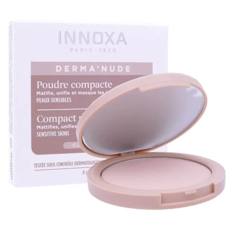 INNOXA DERMA'NUDE Pudră compactă 8 g, nuanță deschisă — preț și oferte