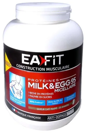 EAFIT MILK & EGGS 95 Micelar cu aromă de cafea 750 g