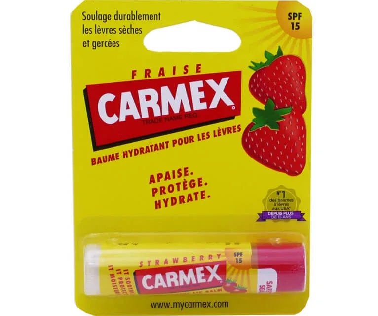 CARMEX BAUM CU AROMĂ DE CĂPȘUNI SPF15 4,9 ml — preț și oferte