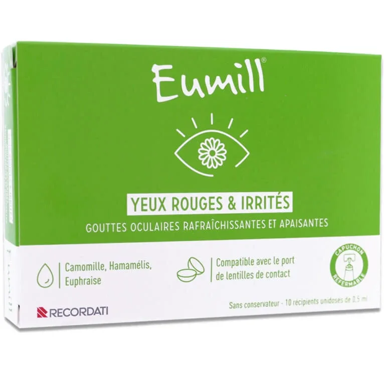 EUMILL PICĂTURI OCULARE PENTRU OCHI ROȘII ȘI IRITAȚI — preț și oferte