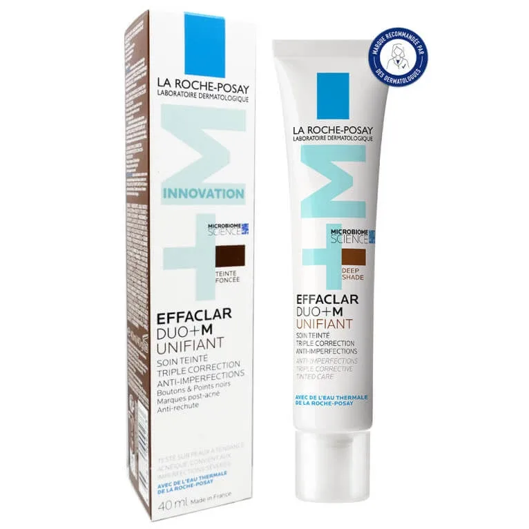 LA ROCHE-POSAY EFFACLAR DUO+ M UNIFIAȚOR CU TON DE TEN ÎNCHIS 40 ML — preț și oferte