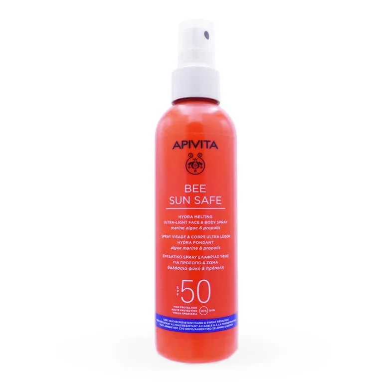 APIVITA BEE SUN SAFE SPRAY PENTRU FAȚĂ ȘI CORP SPF50 200 ml — preț și oferte