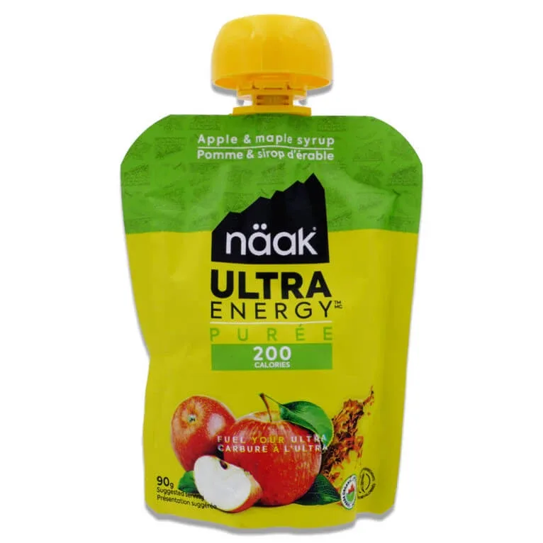 NAAK ULTRA ENERGY PUREE DE MERE CU SIROP DE ARȚAR 90G — preț și oferte