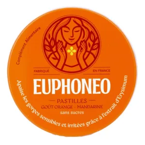 EUPHONEO 50 pastile cu aromă de portocală și mandarină