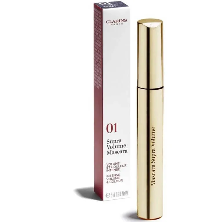 CLARINS MASCARA SUPRA VOLUME INTENSE BLACK Nr. 01 — preț și oferte