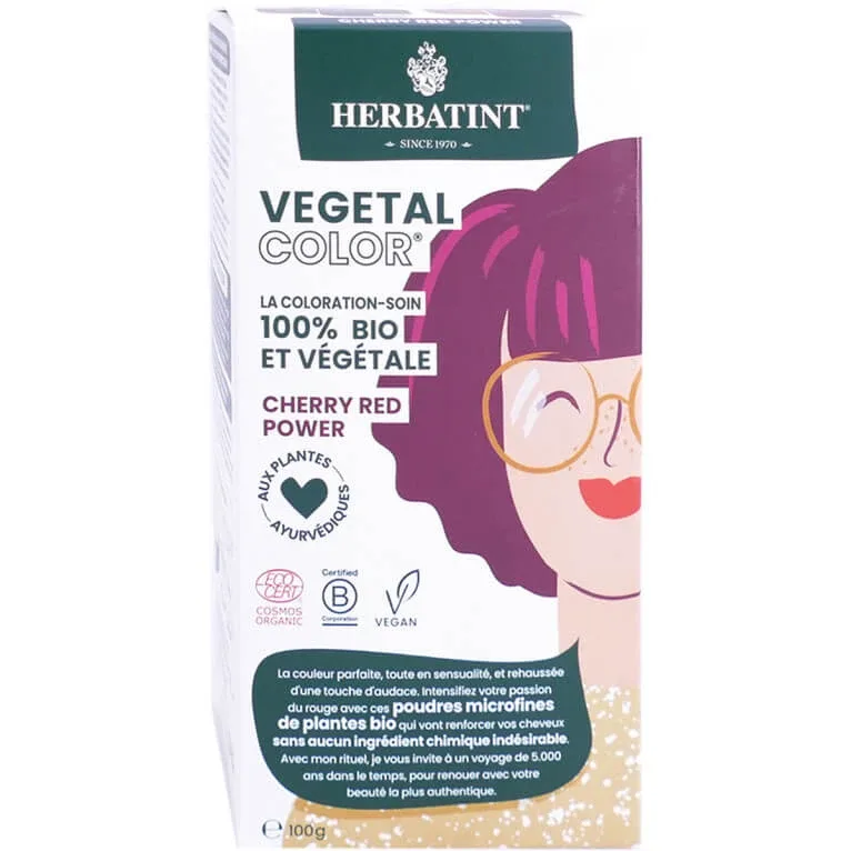 HERBATINT VEGETAL COLOR BIO CHERRY RED POWER 100 g — preț și oferte
