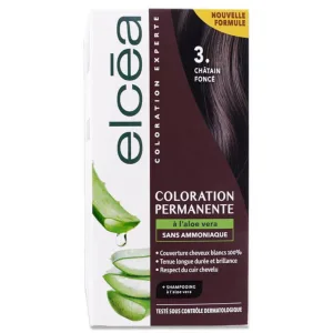 ELCEA VOPSEA PERMANENTĂ ALOE VERA CASTAN ÎNCHIS Nr. 3