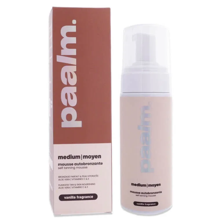 PAALM SPUMĂ DE BRONZARE MEDIE CU PARFUM DE VANILIE 150 ML — preț și oferte