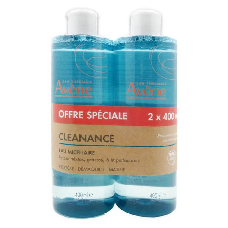 AVENE CLEANANCE APĂ MICELARĂ SET DE 2X400ML — preț și oferte